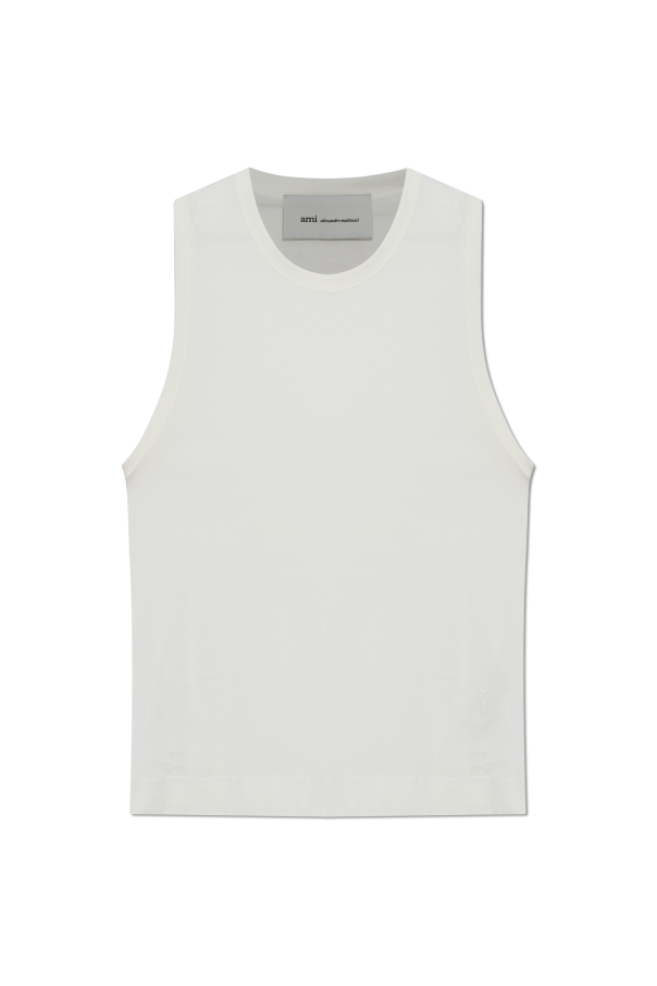 Top with embroidered logo od Ami Alexandre Mattiussi