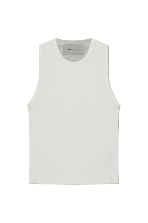 Top with embroidered logo