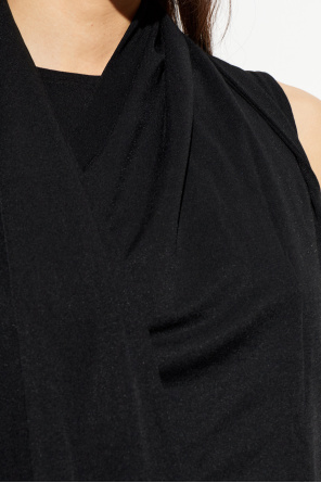 Ami Alexandre Mattiussi Top con pestaña decorativa