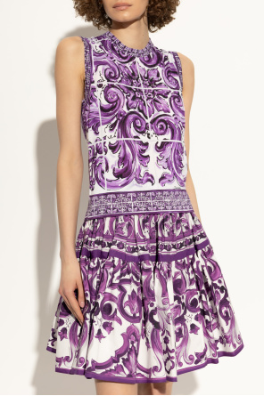 Dolce & Gabbana Top z nadrukiem `Majolica`