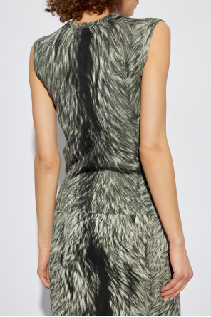 Dolce & Gabbana Top de seda sin mangas