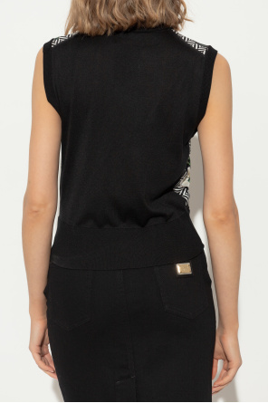Dolce & Gabbana Sleeveless silk top