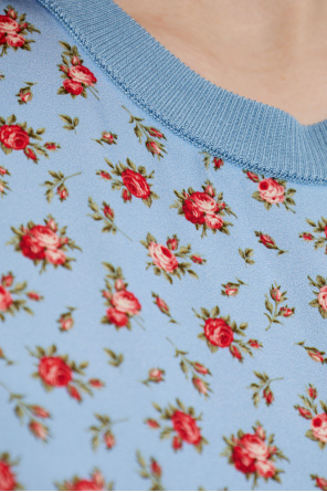 Dolce & Gabbana Seidenweste mit Blumenmuster