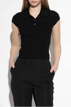 Dolce & Gabbana Polo con botones brillantes