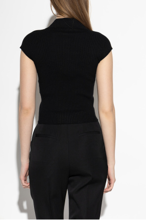 Dolce & Gabbana Polo con botones brillantes