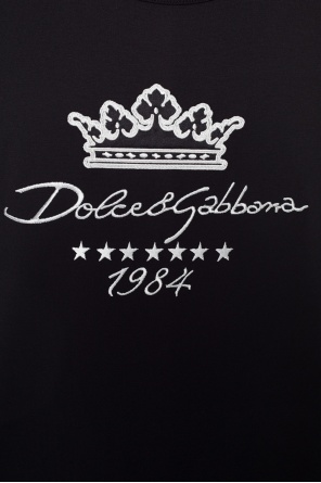 Dolce & Gabbana Logo-embroidered top