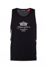Dolce & Gabbana BLACK Logo-embroidered top