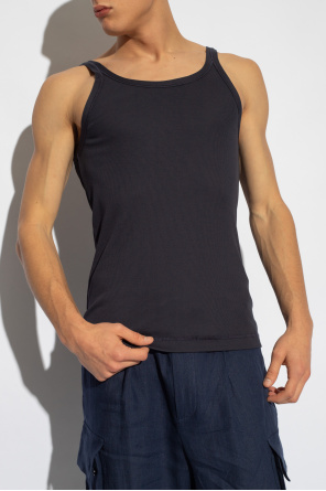 Dolce & Gabbana Prążkowany t-shirt bez rękawów