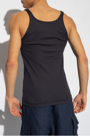 Dolce & Gabbana Prążkowany t-shirt bez rękawów