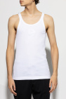 Dolce & Gabbana BLACK Ribbed sleeveless t-shirt
