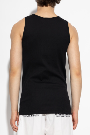 Dolce & Gabbana Camiseta de canalé sin mangas