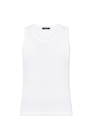 Top with embroidered logo