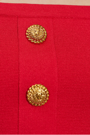 Balmain Short off-shoulder top