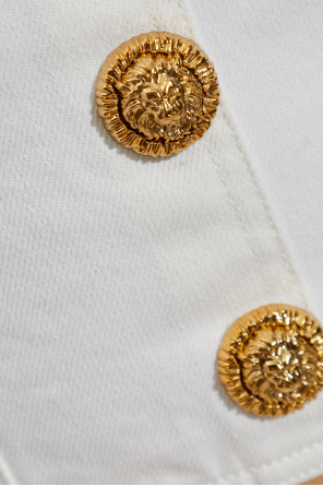 Balmain Short off-shoulder top