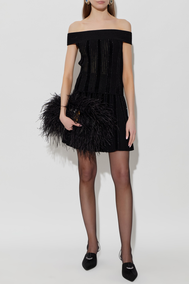 Balmain Top with shimmering sequins