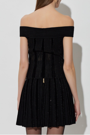 Balmain Top with shimmering sequins