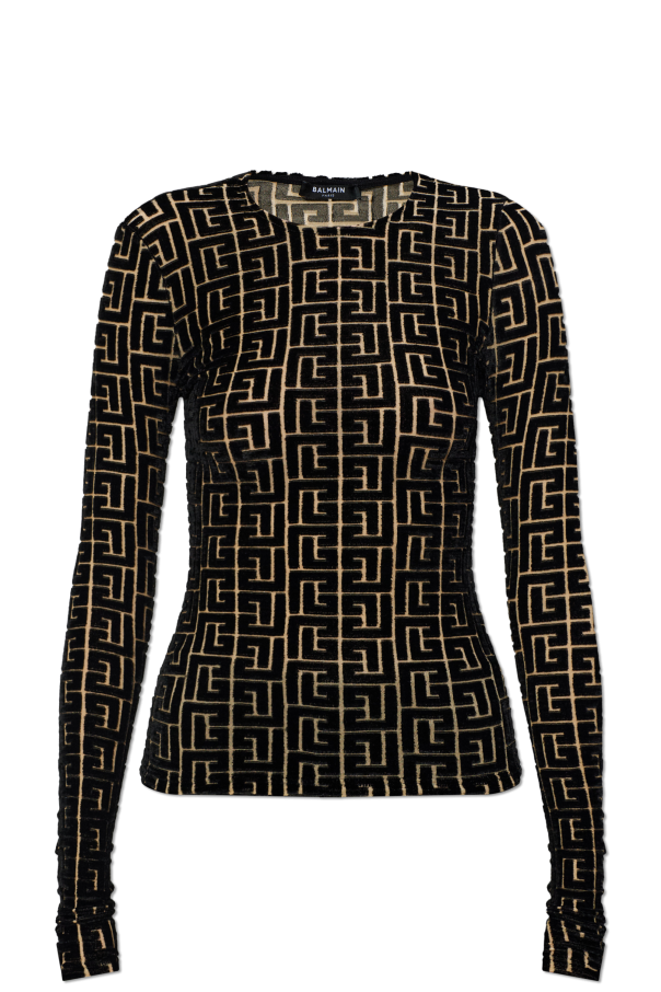 Top with a Z monogram od Balmain