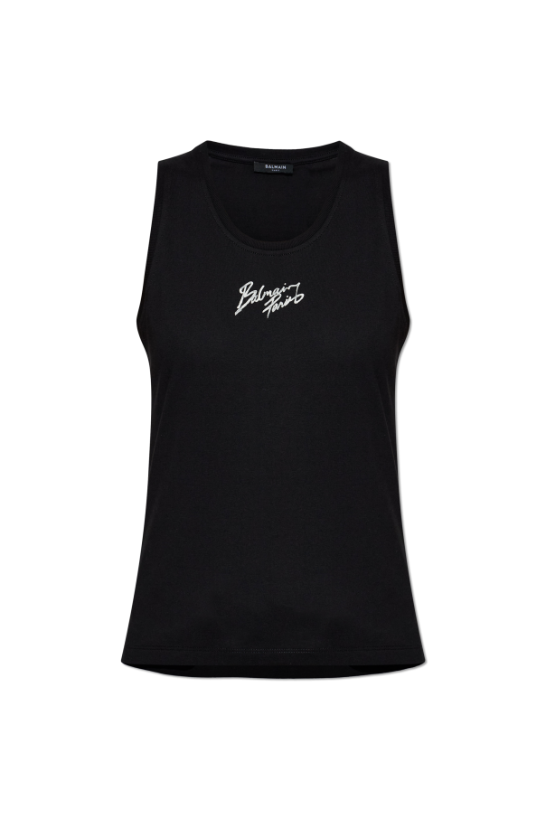 Sleeveless top od Balmain