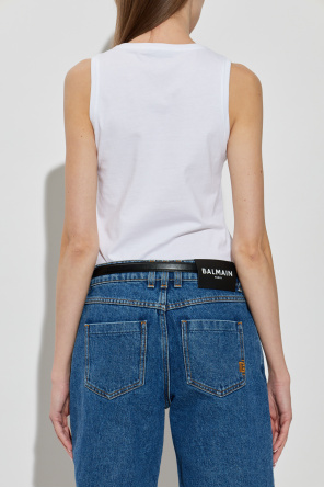 Balmain Top sin mangas