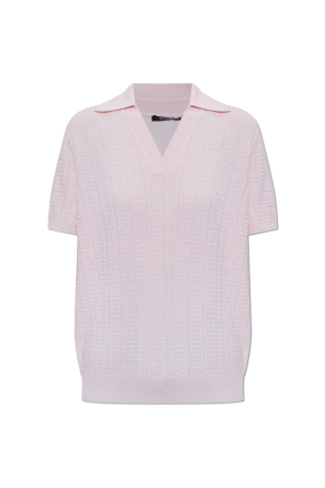 Wool sweater with monogram