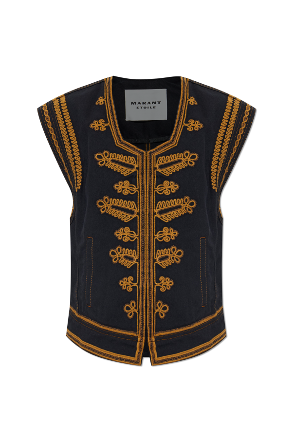 Denim vest `Edmee` od Marant Etoile