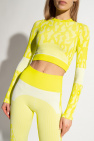 ADIDAS by Stella McCartney neon Cropped top with logo