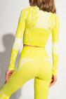 ADIDAS by Stella McCartney neon Cropped top with logo