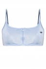 ADIDAS Originals light blue Crop top with logo