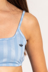 ADIDAS Originals light blue Crop top with logo