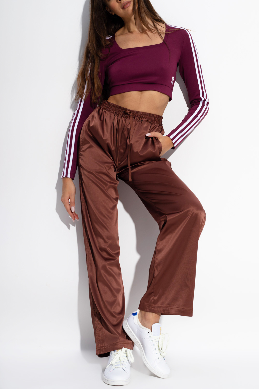 ADIDAS Originals Cropped top with long sleeves