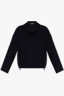 Emporio Armani Wool sweatshirt with stand collar