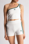 ADIDAS Originals WHITE One-shoulder top