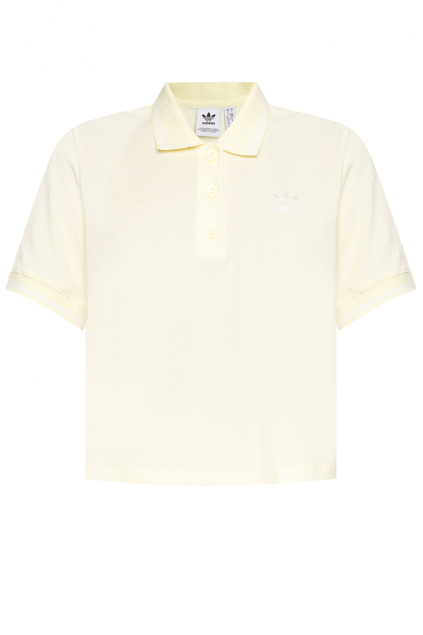 ADIDAS Originals Cropped polo shirt with logo