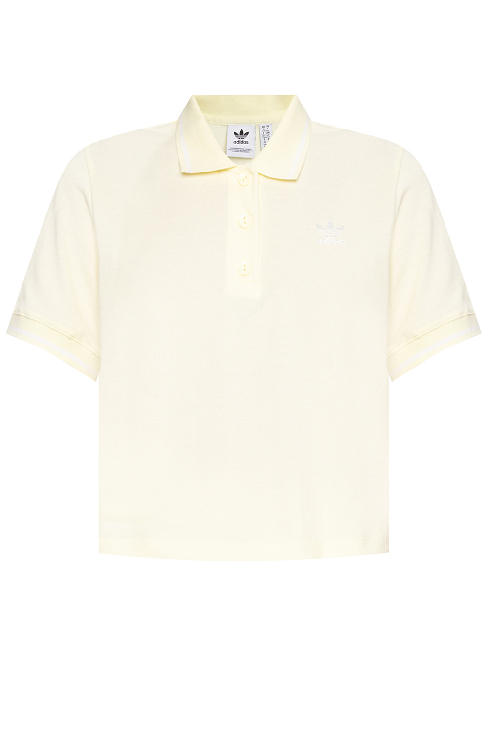 ADIDAS Originals Cropped polo shirt with logo