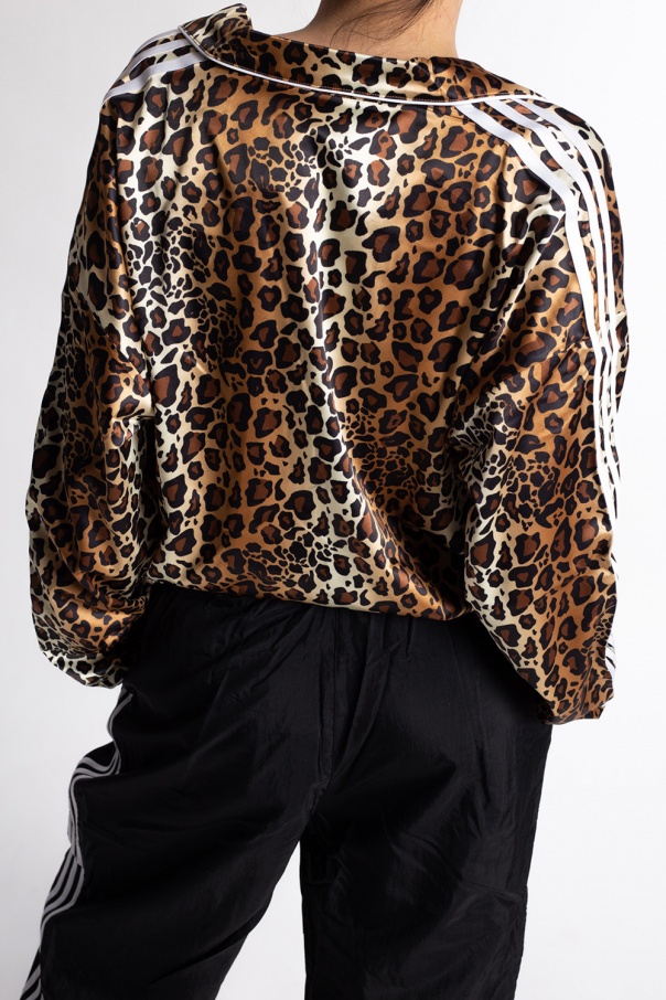 adidas animal print top