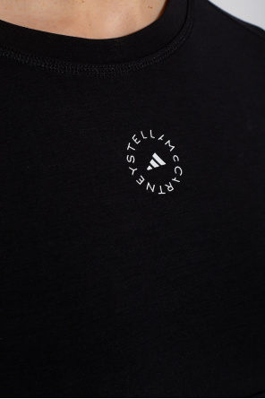 ADIDAS by Stella McCartney Krótki top treningowy z logo
