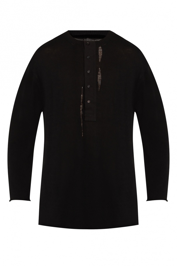 Yohji Yamamoto Tarocash Sundown Stretch Leaf Shirt