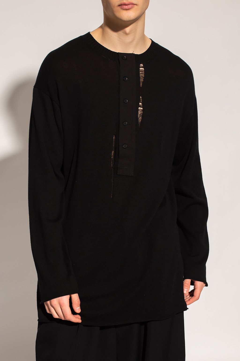 Yohji Yamamoto Tarocash Sundown Stretch Leaf Shirt