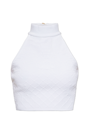 Top con cuello alto