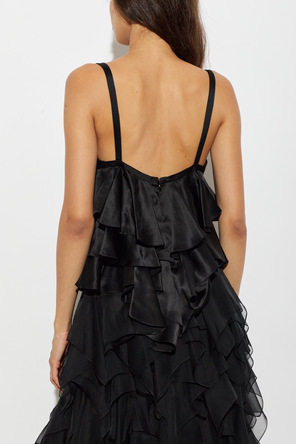 Balmain Jedwabny top na ramiączkach