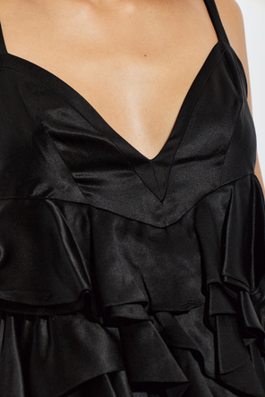 Balmain Jedwabny top na ramiączkach