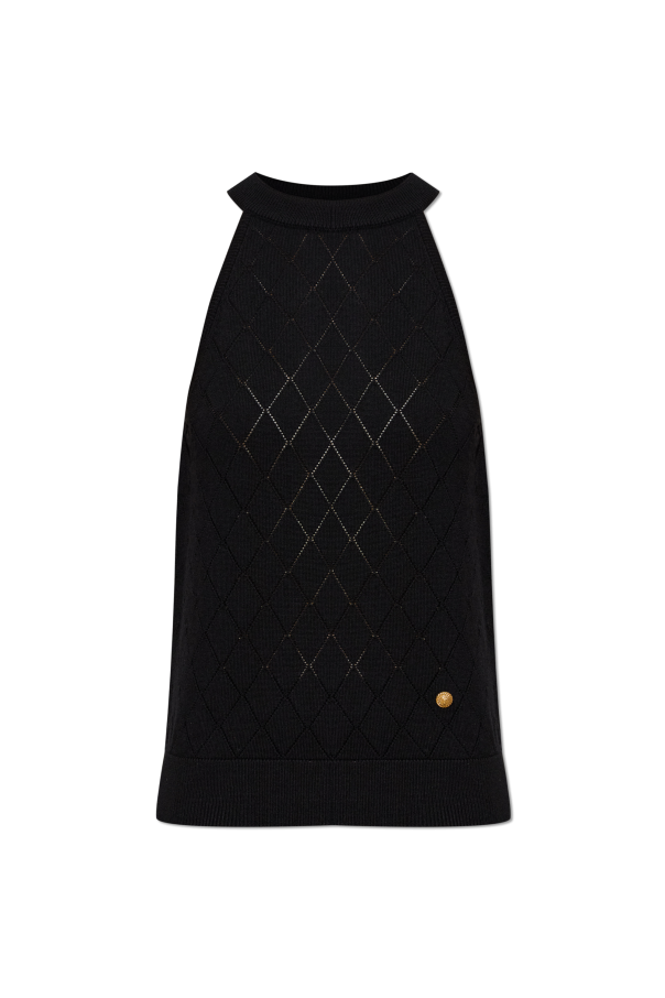 Wool sleeveless top od Balmain