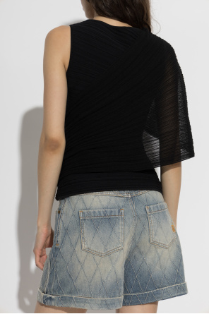 Balmain Plisowany top