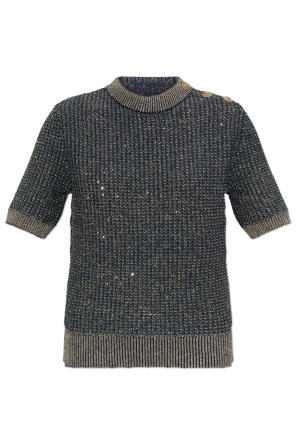 Top with lurex thread and shimmering sequins