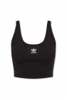 ADIDAS Originals BLACK Cropped top with logo