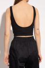 ADIDAS Originals BLACK Cropped top with logo