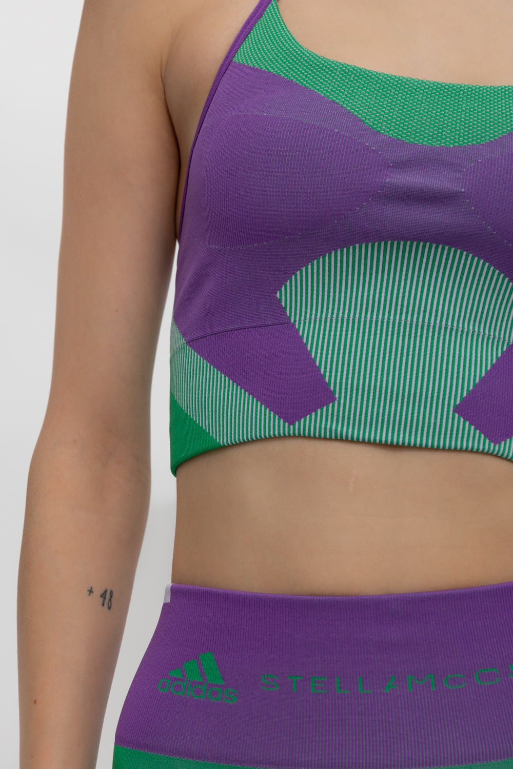 ADIDAS by Stella McCartney Cropped training top