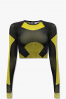 ADIDAS by Stella McCartney YELLOW Cropped training top