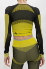 ADIDAS by Stella McCartney YELLOW Cropped training top