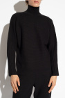 Homme Plissé Issey Miyake BLACK Oversized turtleneck sweater